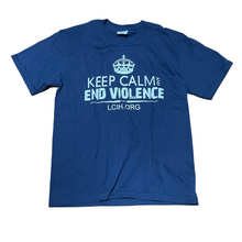 Load image into Gallery viewer, Keep Calm and End Violence T-Shirts (Youth)
